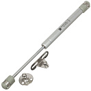 Газовый лифт (Trodos) открывание вверх, серебро, 80N, 8 кг (311008)
