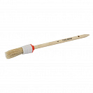 Кисть (Т4Р) круглая, пластмассовый корпус, деревянная ручка, 20мм (0100102)