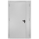 Дверь противопожарная двустворчатая ДПМ-02-EIS60, 2080х1180мм, ЛЕВАЯ, металл/металл, RAL 7035