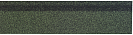 Коньки-карнизы для битумной черепицы (Shinglas) зеленый, 1000х250мм /5м2/ 20пог.м