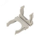 Держатель-клипса для труб 40мм, серая, 30шт