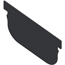 Заглушка канала торцевая для канала Spark2, пластиковая (StandartPark) 125х72х13мм, черная (арт. 6821/2)