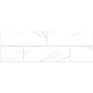 Плитка облицовочная New York (Alma Ceramica) 200х600х7,5мм, рельеф белый (1уп=16шт=1,92кв.м)