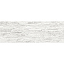 Плитка облицовочная Rocko (Alma Ceramica) 200х600х7,5мм, рельеф белый (1уп=16шт-1,92кв.м)